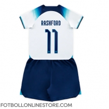 England Marcus Rashford #11 Replika Hemmatröja Barn VM 2022 Kortärmad (+ byxor)