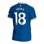 Everton Ashley Young #18 Replika Hemmatröja 2023-24 Kortärmad