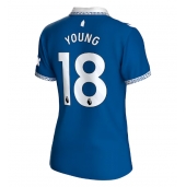 Everton Ashley Young #18 Replika Hemmatröja Dam 2023-24 Kortärmad