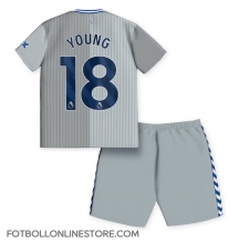 Everton Ashley Young #18 Replika Tredjetröja Barn 2023-24 Kortärmad (+ byxor)