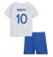 Frankrike Kylian Mbappe #10 Replika Bortatröja Barn VM 2022 Kortärmad (+ byxor)