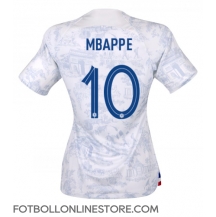 Frankrike Kylian Mbappe #10 Replika Bortatröja Dam VM 2022 Kortärmad