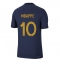 Frankrike Kylian Mbappe #10 Replika Hemmatröja VM 2022 Kortärmad