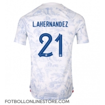 Frankrike Lucas Hernandez #21 Replika Bortatröja VM 2022 Kortärmad