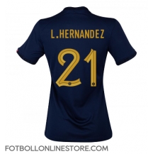 Frankrike Lucas Hernandez #21 Replika Hemmatröja Dam VM 2022 Kortärmad