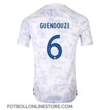 Frankrike Matteo Guendouzi #6 Replika Bortatröja VM 2022 Kortärmad
