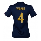 Frankrike Raphael Varane #4 Replika Hemmatröja Dam VM 2022 Kortärmad