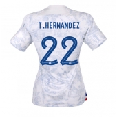 Frankrike Theo Hernandez #22 Replika Bortatröja Dam VM 2022 Kortärmad