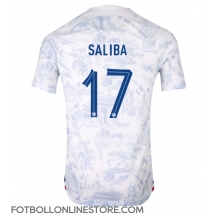 Frankrike William Saliba #17 Replika Bortatröja VM 2022 Kortärmad