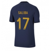 Frankrike William Saliba #17 Replika Hemmatröja VM 2022 Kortärmad