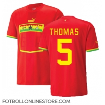 Ghana Thomas Partey #5 Replika Bortatröja VM 2022 Kortärmad