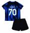 Inter Milan Alexis Sanchez #70 Replika Hemmatröja Barn 2023-24 Kortärmad (+ byxor)
