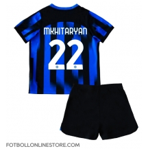 Inter Milan Henrikh Mkhitaryan #22 Replika Hemmatröja Barn 2023-24 Kortärmad (+ byxor)