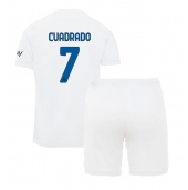 Inter Milan Juan Cuadrado #7 Replika Bortatröja Barn 2023-24 Kortärmad (+ byxor)