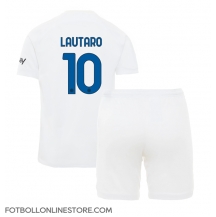 Inter Milan Lautaro Martinez #10 Replika Bortatröja Barn 2023-24 Kortärmad (+ byxor)