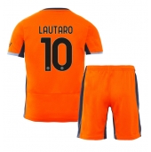 Inter Milan Lautaro Martinez #10 Replika Tredjetröja Barn 2023-24 Kortärmad (+ byxor)