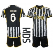 Juventus Danilo Luiz #6 Replika Hemmatröja Barn 2023-24 Kortärmad (+ byxor)