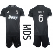 Juventus Danilo Luiz #6 Replika Tredjetröja Barn 2023-24 Kortärmad (+ byxor)