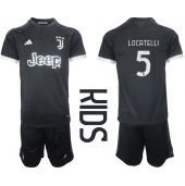 Juventus Manuel Locatelli #5 Replika Tredjetröja Barn 2023-24 Kortärmad (+ byxor)