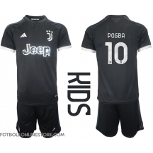 Juventus Paul Pogba #10 Replika Tredjetröja Barn 2023-24 Kortärmad (+ byxor)