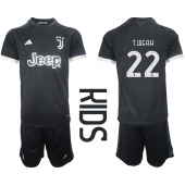 Juventus Timothy Weah #22 Replika Tredjetröja Barn 2023-24 Kortärmad (+ byxor)