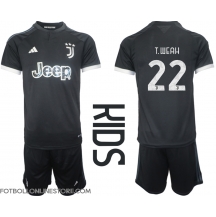 Juventus Timothy Weah #22 Replika Tredjetröja Barn 2023-24 Kortärmad (+ byxor)