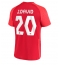 Kanada Jonathan David #20 Replika Hemmatröja VM 2022 Kortärmad