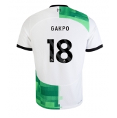 Liverpool Cody Gakpo #18 Replika Bortatröja 2023-24 Kortärmad