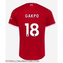 Liverpool Cody Gakpo #18 Replika Hemmatröja 2023-24 Kortärmad