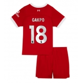 Liverpool Cody Gakpo #18 Replika Hemmatröja Barn 2023-24 Kortärmad (+ byxor)