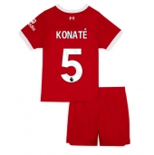 Liverpool Ibrahima Konate #5 Replika Hemmatröja Barn 2023-24 Kortärmad (+ byxor)