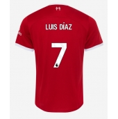 Liverpool Luis Diaz #7 Replika Hemmatröja 2023-24 Kortärmad