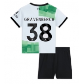 Liverpool Ryan Gravenberch #38 Replika Bortatröja Barn 2023-24 Kortärmad (+ byxor)