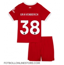 Liverpool Ryan Gravenberch #38 Replika Hemmatröja Barn 2023-24 Kortärmad (+ byxor)