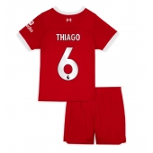 Liverpool Thiago Alcantara #6 Replika Hemmatröja Barn 2023-24 Kortärmad (+ byxor)