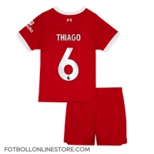 Liverpool Thiago Alcantara #6 Replika Hemmatröja Barn 2023-24 Kortärmad (+ byxor)