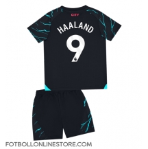 Manchester City Erling Haaland #9 Replika Tredjetröja Barn 2023-24 Kortärmad (+ byxor)