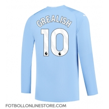 Manchester City Jack Grealish #10 Replika Hemmatröja 2023-24 Långärmad