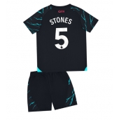 Manchester City John Stones #5 Replika Tredjetröja Barn 2023-24 Kortärmad (+ byxor)