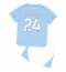 Manchester City Josko Gvardiol #24 Replika Hemmatröja Barn 2023-24 Kortärmad (+ byxor)