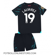 Manchester City Julian Alvarez #19 Replika Tredjetröja Barn 2023-24 Kortärmad (+ byxor)
