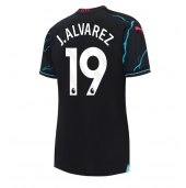 Manchester City Julian Alvarez #19 Replika Tredjetröja Dam 2023-24 Kortärmad