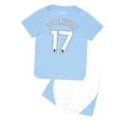 Manchester City Kevin De Bruyne #17 Replika Hemmatröja Barn 2023-24 Kortärmad (+ byxor)