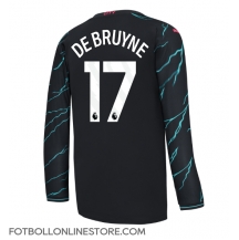 Manchester City Kevin De Bruyne #17 Replika Tredjetröja 2023-24 Långärmad