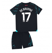 Manchester City Kevin De Bruyne #17 Replika Tredjetröja Barn 2023-24 Kortärmad (+ byxor)