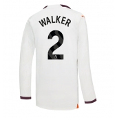 Manchester City Kyle Walker #2 Replika Bortatröja 2023-24 Långärmad