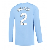 Manchester City Kyle Walker #2 Replika Hemmatröja 2023-24 Långärmad