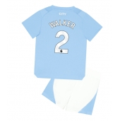 Manchester City Kyle Walker #2 Replika Hemmatröja Barn 2023-24 Kortärmad (+ byxor)