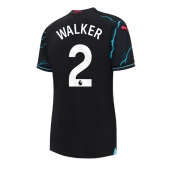 Manchester City Kyle Walker #2 Replika Tredjetröja Dam 2023-24 Kortärmad