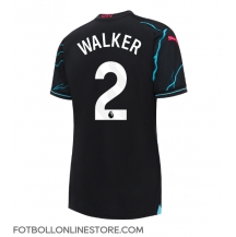 Manchester City Kyle Walker #2 Replika Tredjetröja Dam 2023-24 Kortärmad